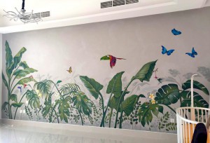 Wall painting. Dubai